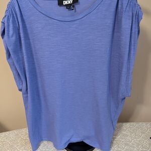 DKNY Blue T-Shirt with Crew Neck